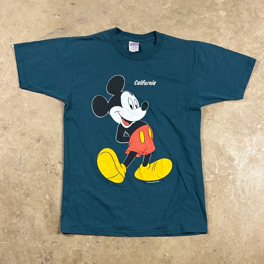 Vintage 90's Disneyland California Mickey Mouse Graphic T-Shirt Medium